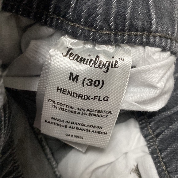LIKE NEW DRAWSTRING JEANS SWEATPANTS JEANIOLOGIE SIZE M 30 WAIST HENDRIX - Picture 5 of 5